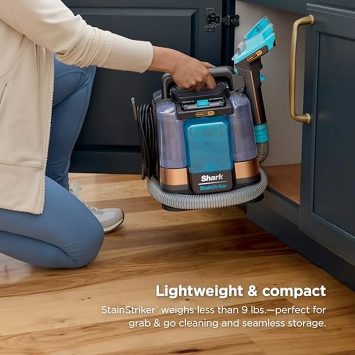 Shark StainStriker HairPro Pet, Portable Spot, Stain, & Odour Eliminator for Carpets, Area Rugs, Upholstery, Cars, with Bonus Accessories and Cleaning Solutions, Perfect for Pets, Copper, PX251C by Shark - Image 9
