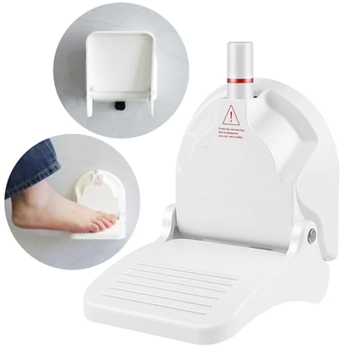 Foldable Shower Foot Rest for Shaving Legs|Reusable Foot Pedal with Strong Suction Force | Shower Step with Anti-Slip Pedal | Shower Stool for Pregnant Woman & Back Pain Suffers by Apaspoil - Image 9