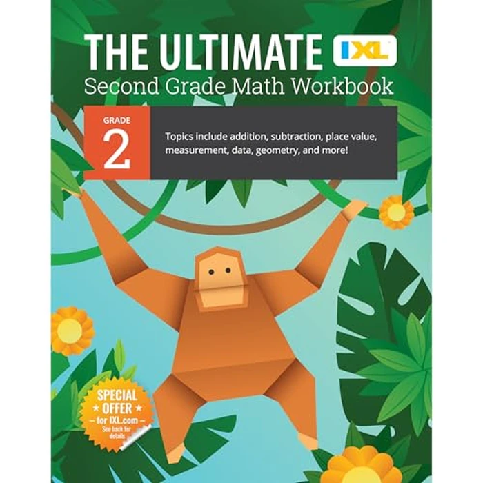 The IXL Ultimate 2nd Grade Math Workbook, Activity Book for Kids Ages 7-8 Covering Addition, Subtraction, Place Value, Geometry, Measuring, and More Mathematics (IXL Ultimate Workbooks) by IXL Learning - Used - Acceptable condition - US$6.58