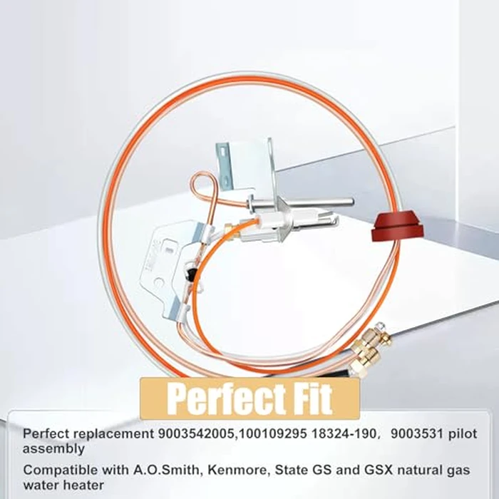 9003542 Natural Gas Pilot Assembly for Reliance, A.O.Smith, Kenmore, State GS and GSX Water Heater, 9003542 Pilot Assembly Replacement for 100109295 18324-190 9003542005 by Dozont - Image 4