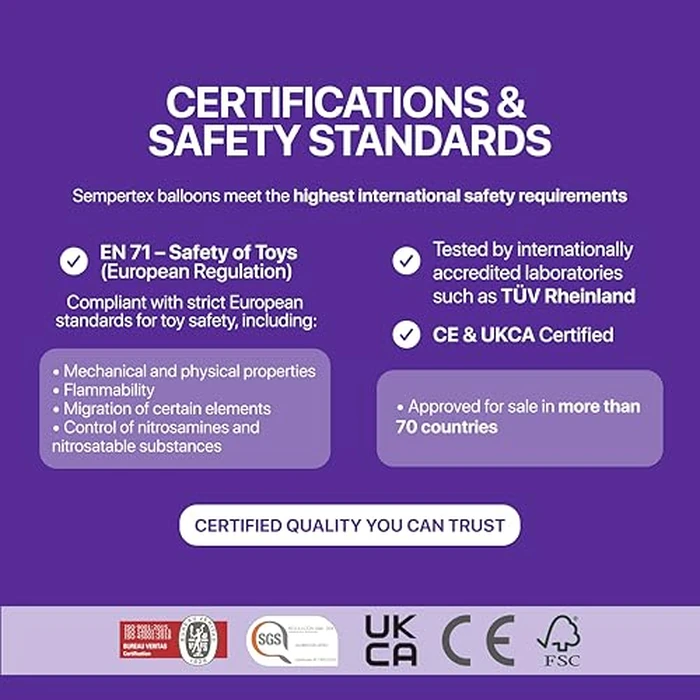 Sempertex Fashion Red Round Latex Link-O-Loons 6'' | 50 balloons by SEMPERTEX - Image 2