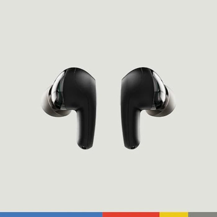 Skullcandy Rail Wireless Earbuds, Bluetooth Headphones, Noise Isolating Fit, Up to 42 Hours Battery, IP55 Sweat and Water Resistant, Microphone for iPhone Android - True Black by Skullcandy - Image 3