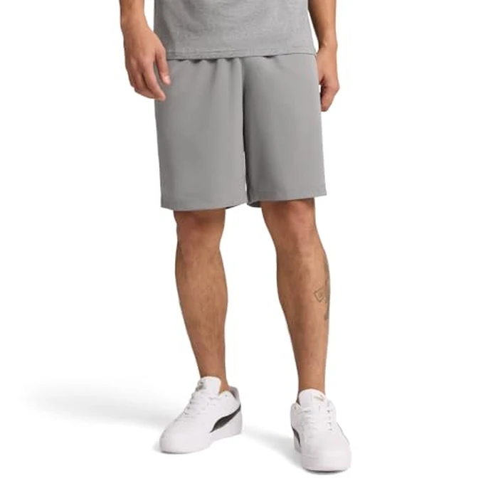 Puma Men's Essentials Woven 9" Shorts, Cast Iron SS25, L by PUMA - Image 1