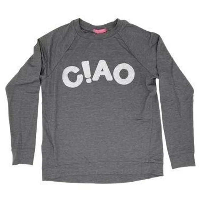 Isaac Mizrahi Women's Meredith Statement Tunic Long Sleeve L - Grey by Isaac Mizrahi - Image 1