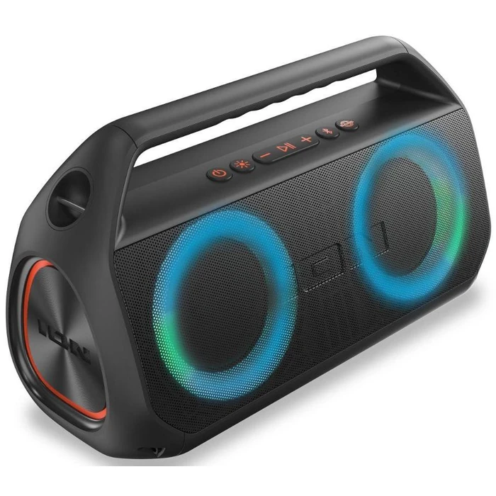 ION Audio Uber Boom Ultra Water-Resistant Bluetooth Stereo Boombox with Lights - Black by ION Audio - Image 3
