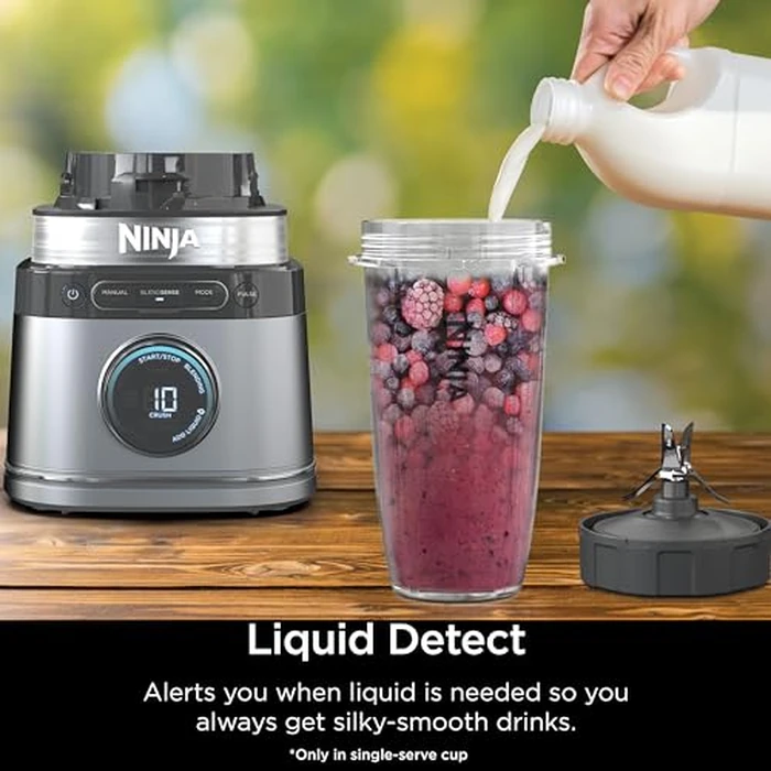 Ninja Detect Power Blender + Personal Single-Serve, BlendSense Technology, For Smoothies, Food and More, Compact Kitchen Countertop, 1700 P-Watts, 72 oz. Pitcher, 24 oz. Cup, TB300C (Canadian Version) by Ninja - Image 4