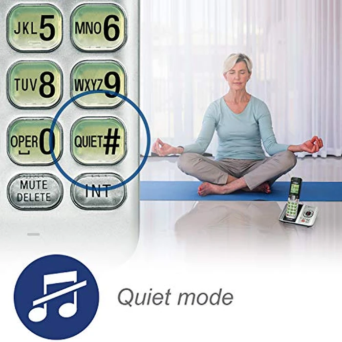 VTech CS6529-4 DECT 6.0 Phone Answering System with Caller ID/Call Waiting, 4 Cordless Handsets, Silver/Black by VTech - Image 7