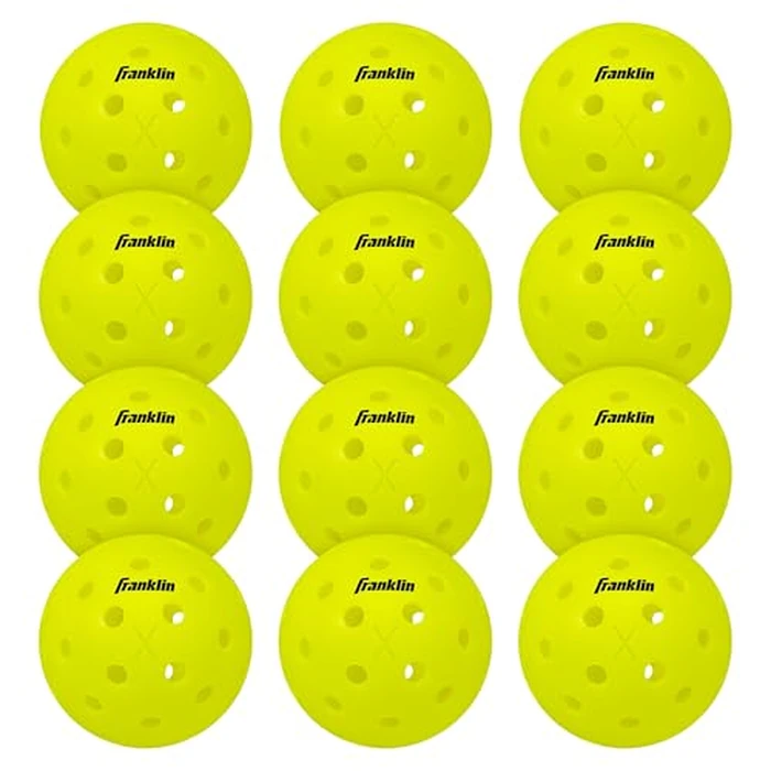 Franklin Sports x-40 Performance Outdoor Pickleballs - Usapa Approved (12 Pack) by Franklin Sports - Image 1