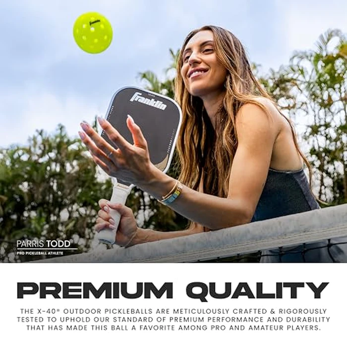 Franklin Sports x-40 Performance Outdoor Pickleballs - Usapa Approved (12 Pack) by Franklin Sports - Image 5