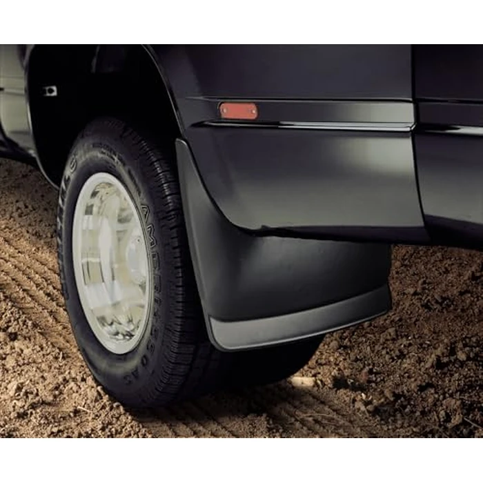 Husky Liners Custom Mud Guards | Fits 2017-2026 Ford F-250 & F-350 w/Single Rear Wheels & w/o OEM Fender Flares | Rear Set, 2-pc Black - 58466 by Husky Liners - Image 7