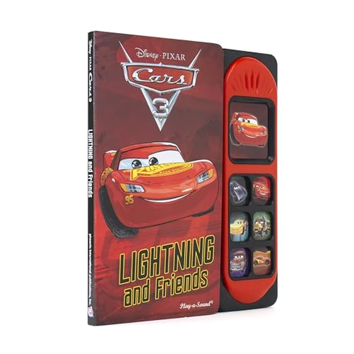 Disney Pixar Cars 3 - Lightning McQueen and Friends Little Sound Book - Play-a-Sound - PI Kids by PI Kids - Used - Acceptable condition
