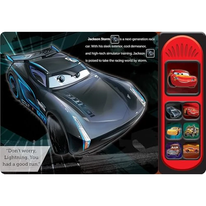 Disney Pixar Cars 3 - Lightning McQueen and Friends Little Sound Book - Play-a-Sound - PI Kids by PI Kids - Image 2