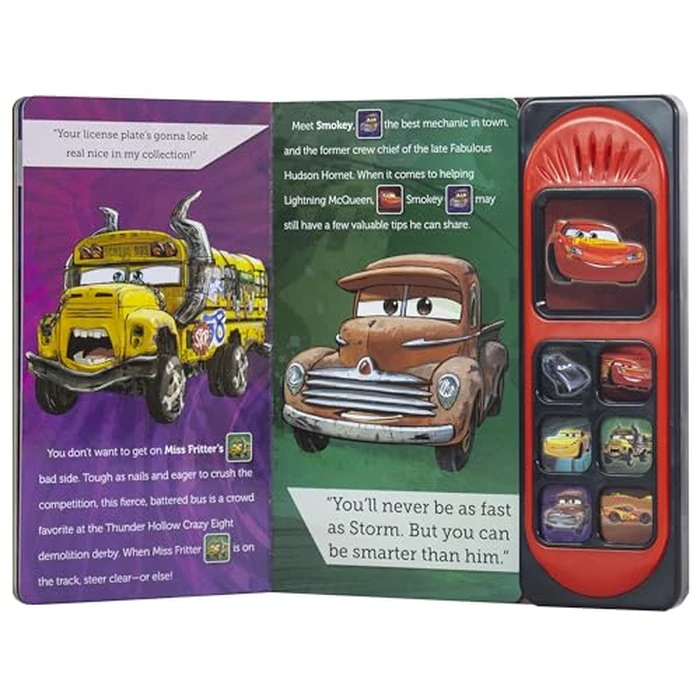 Disney Pixar Cars 3 - Lightning McQueen and Friends Little Sound Book - Play-a-Sound - PI Kids by PI Kids - Image 3