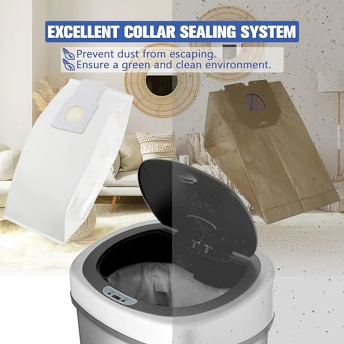 53294 Type O HEPA Cloth Vacuum Bags Replacement for Kenmore Upright Vacuum Cleaners, 12 Pack by Funmit - Image 5