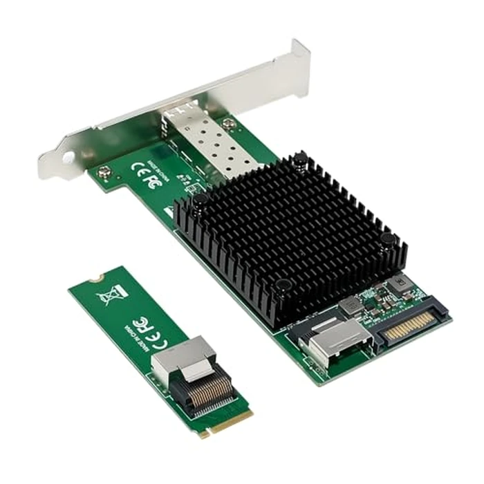10 Gigabit M.2 to RJ45 SFP+ NIC, with Intel 82599(X520-DA1) Controller PCIe X4 Network Card,10gb RJ45 Ethernet Card Industrial Adapter with SFF-8087 Cable/Low Profile Bracket Support PXE&UEFI by ULANSeN - Image 5