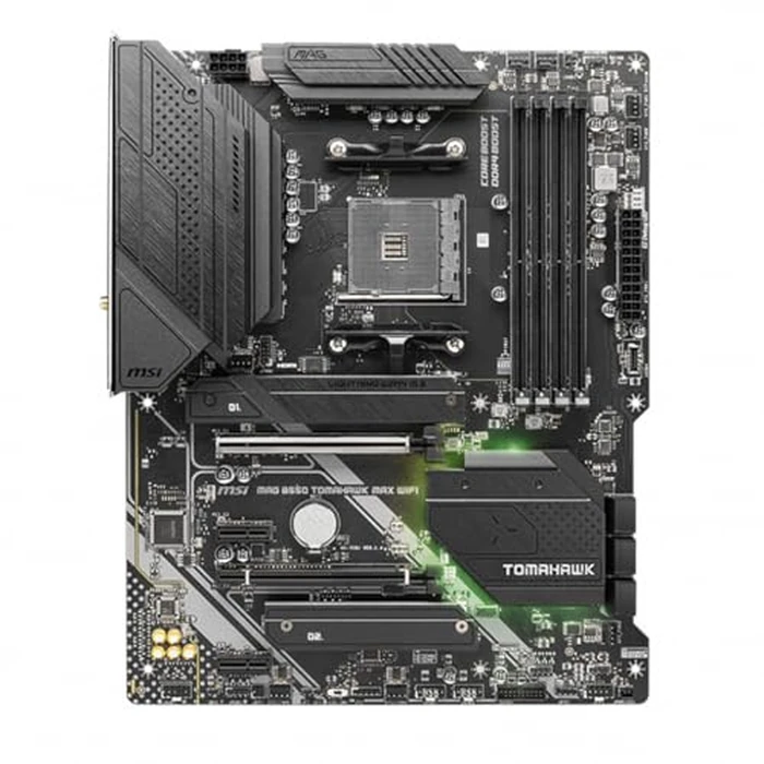MSI MAG B550 Tomahawk MAX WiFi Gaming Motherboard (AMD Ryzen 5000 Series, AM4, DDR4, PCIe 4.0, SATA 6Gb/s, M.2, USB 3.2 Gen 2, HDMI/DP, Wi-Fi 6E, Bluetooth 5.2, 2.5Gbps LAN, ATX) by msi - Image 2