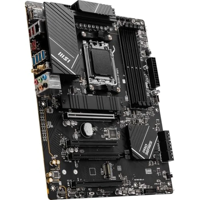 MSI PRO B650-P WiFi ProSeries Motherboard (AMD AM5, ATX, DDR5, PCIe 4.0, M.2, SATA 6Gb/s, USB 3.2 Gen 2, HDMI/DP, Wi-Fi 6E, AMD Ryzen 7000 Series Desktop Processors) by MSI - Image 5