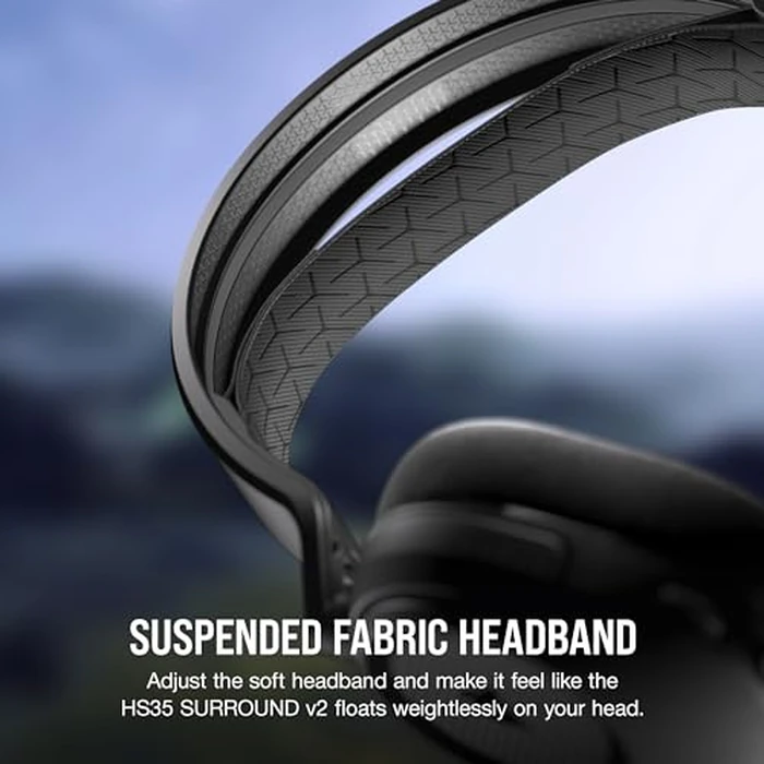 CORSAIR HS35 Surround v2 Multiplatform Wired Gaming Headset - Dolby 7.1 - Flexible Omni-Directional Microphone - Universal 3.5mm Connection - PC, Mac, PS5, PS4, Xbox, Nintendo Switch, Mobile - Carbon by Corsair - Image 7