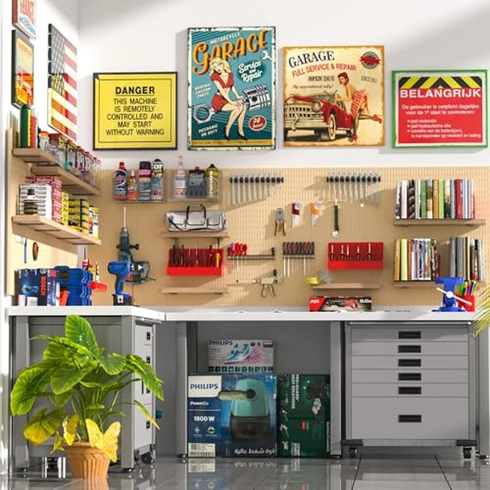 4 Pack Floating Shelf Bracket 8 Inch, Heavy Duty Hidden L Brackets, DIY Rustic Industrial Shelf Brackets with Modern Iron Finish(Black) by Wildnut - Image 5