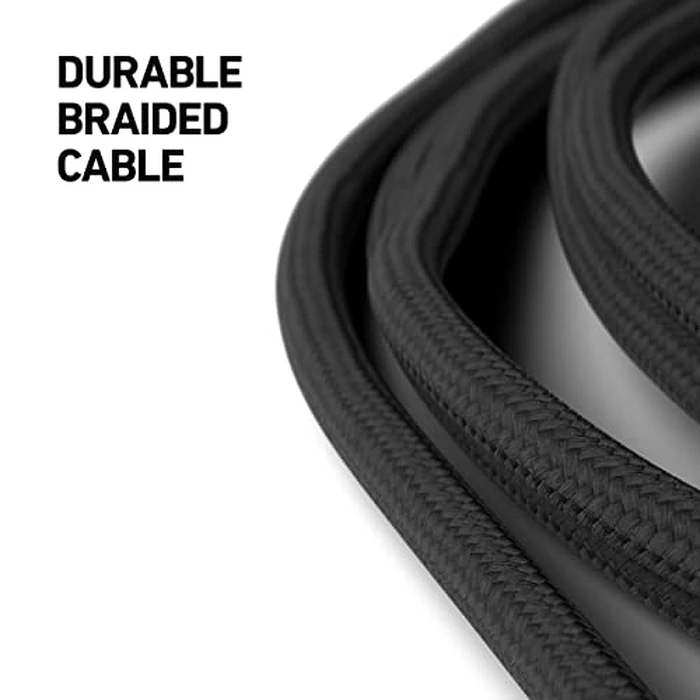 SCUF Braided USB-C Cable - 10 Feet / 3.6 Meters USB Type C Connection and Charging for Xbox Controllers, PS5 Controllers, and Smart Phones - Black by SCUF - Image 3