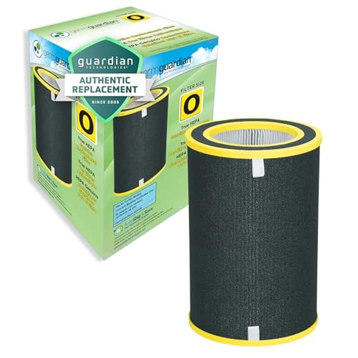 GermGuardian Filter O HEPA Pure Genuine Air Purifier Replacement Filter, Removes 99.97% of Pollutants, Wildfire Smoke, Odors, Mold Spores for Air Purifier AC3200, AC3250, AC5109, AP3250, FLT5100 by GermGuardian - Used - Like New condition - US$36.82