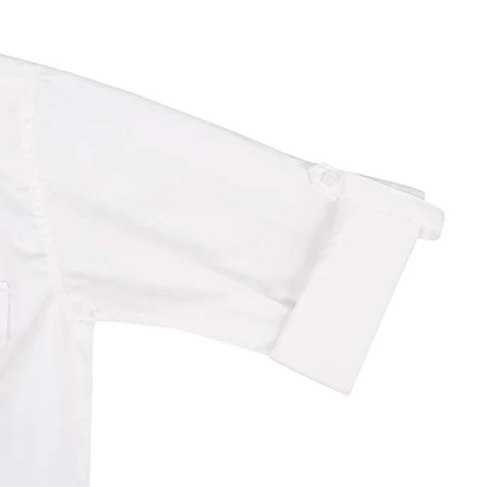 COEVALS CLUB Men's Dress Long Sleeve Work Wrinkle Free Cowboy Western Two Pockets Casual Solid Pearl Snap Button Up Shirts (M,White) by COEVALS CLUB - Image 5