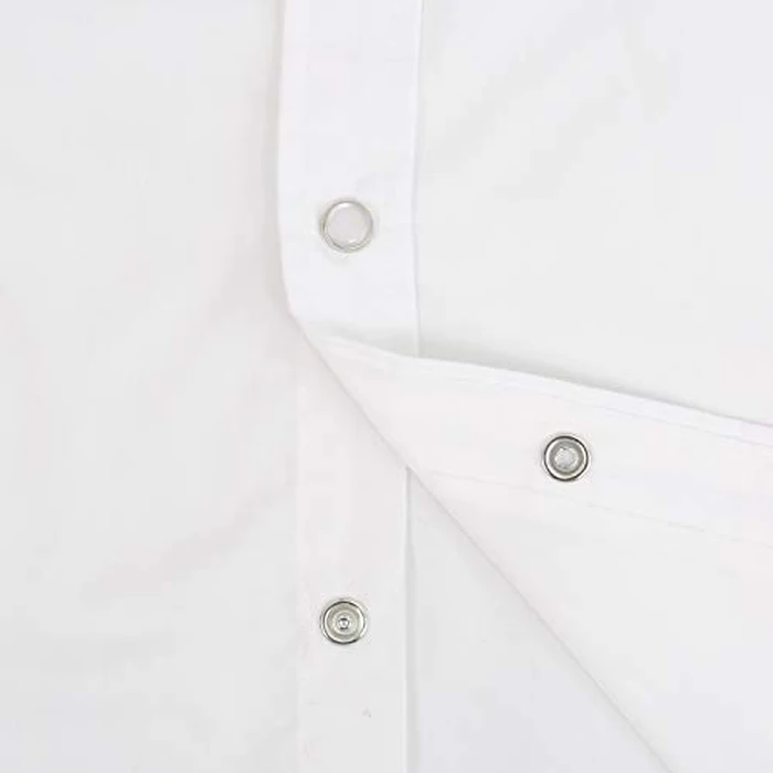 COEVALS CLUB Men's Dress Long Sleeve Work Wrinkle Free Cowboy Western Two Pockets Casual Solid Pearl Snap Button Up Shirts (M,White) by COEVALS CLUB - Image 6