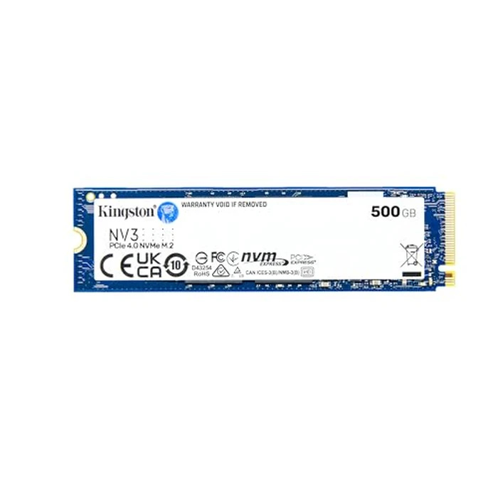 Kingston NV3 500GB M.2 2280 NVMe SSD | PCIe 4.0 Gen 4x4 | Up to 5000 MB/s | SNV3S/500G by Kingston - Used - Like New condition - US$96.95