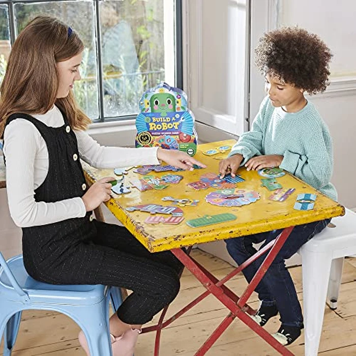 eeBoo Build a Robot Spinner Game - Award Winning Number Matching Robot Building Game, Screen-Free Fun for 2-4 Players, Kids Ages 3 and up by eeBoo - Image 5