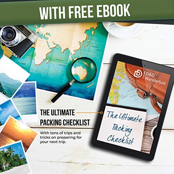 DD D&D Wanderlust Hanging Travel Toiletry Bag for Men and Women, Cosmetics, Makeup and Toiletries Organizer Kit with 10 Compartments, YKK Zippers, XXL Metal Swivel Hook, Water-Resistant Nylon, Medium by DD D&D Wanderlust - Image 2