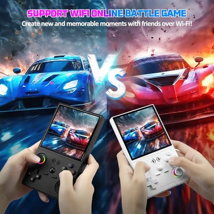 UYTGXEN XF40V Retro Handheld Game Console with 2*Detachable Long Joysticks, 4.0-Inch HD IPS Screen Retro Gaming Console, Preloaded Classic Games with Multiple Emulator, Pocket Video Gaming by UYTGXEN - Image 5