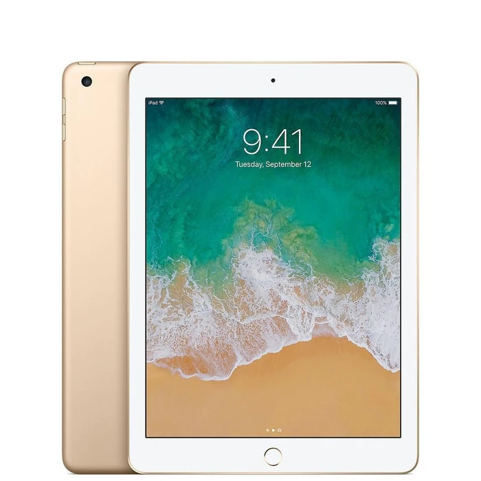 iPad 9.7-inch (2017) 5th Gen - 128GB - Cellular + WiFi - Gold by Apple - Refurbished - Acceptable condition