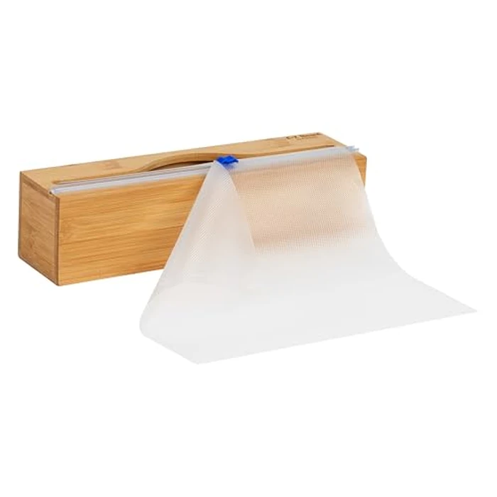 Mind Reader E-Z Board Disposable Cutting Board Box Set, 20 sq ft, Refillable, Reusable, Recyclable, Plastic, Clear by Mind Reader - Image 1