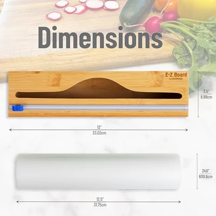 Mind Reader E-Z Board Disposable Cutting Board Box Set, 20 sq ft, Refillable, Reusable, Recyclable, Plastic, Clear by Mind Reader - Image 3