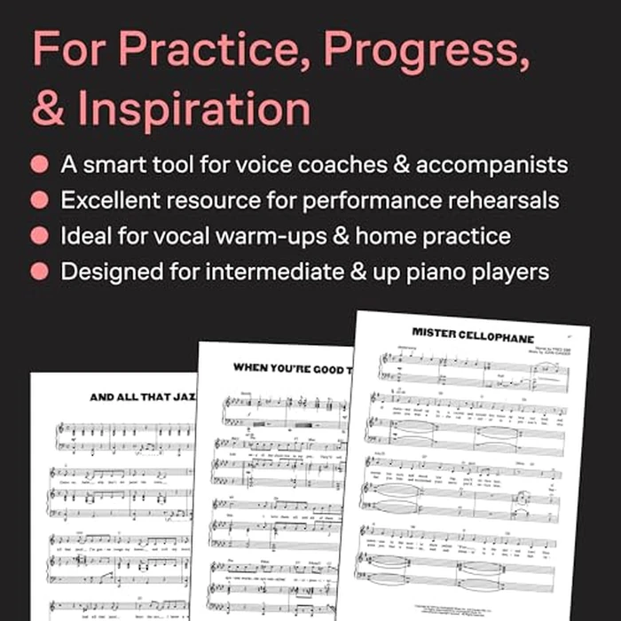 Chicago The Musical by John Kander | Broadway Vocal Selctions12 Iconic Songs Sheet Music for Piano Vocal and Guitar | Musical Theater Songbook for Performers and Voice Students | All That Jazz by Hal Leonard - Image 3