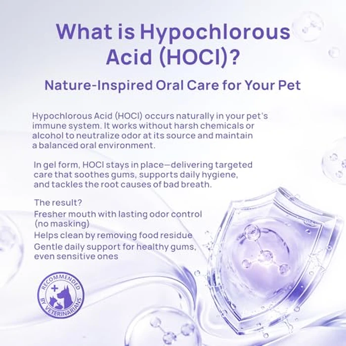 HICC PET Dog Dental Gel, Vet-Trusted Teeth Cleaning Gel for Dogs & Cats, Pet Breath Freshener, Maintains Gum Health, Natural Enzymatic Oral Repair Gel Kit, No Brushing Required, Non-Toxic. 2 fl oz by HICC PET - Image 4