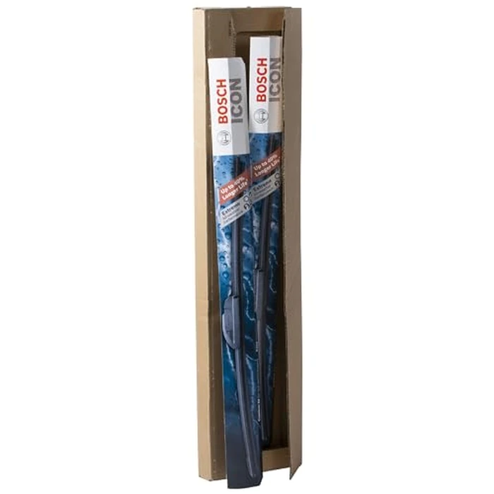 BOSCH 24A20A ICON Beam Wiper Blades - Driver and Passenger Side - Set of 2 Blades (24A & 20A) by Bosch - Used - Very Good condition - US$34.21