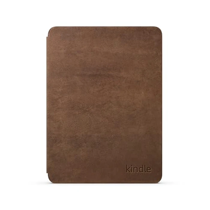 Amazon Kindle Paperwhite and Kindle Colorsoft Case, Lightweight and Foldable Protective Cover - Premium Leather by Amazon - Used - Acceptable condition - US$17.45