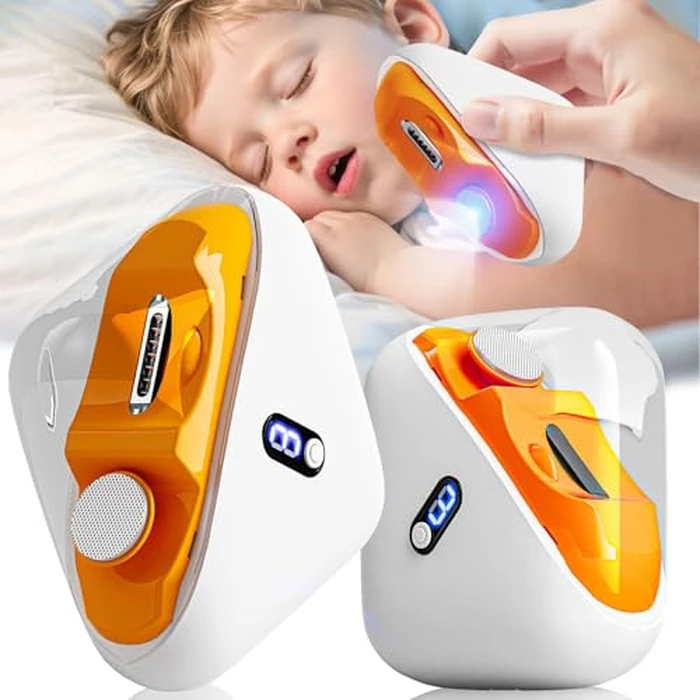 JUNZUP Electric Nail Clipper, 3 Speeds Electric Toenail Clipper, Automatic 2 in 1 Electric Nail Trimmer Grind Nail Care Tool with LED Light, Safe for Babies, Seniors and Adults (Dark Orange) by JUNZUP - Used - Like New condition - US$14.34