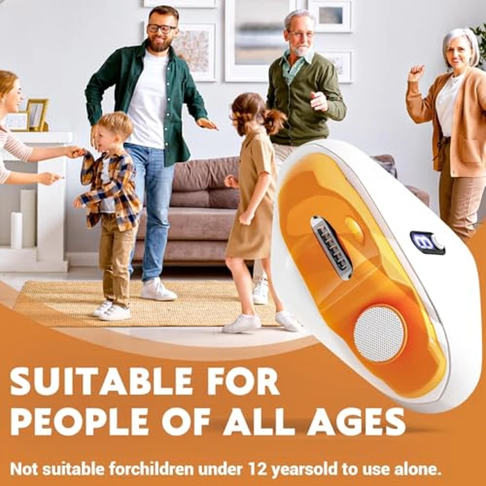 JUNZUP Electric Nail Clipper, 3 Speeds Electric Toenail Clipper, Automatic 2 in 1 Electric Nail Trimmer Grind Nail Care Tool with LED Light, Safe for Babies, Seniors and Adults (Dark Orange) by JUNZUP - Image 2