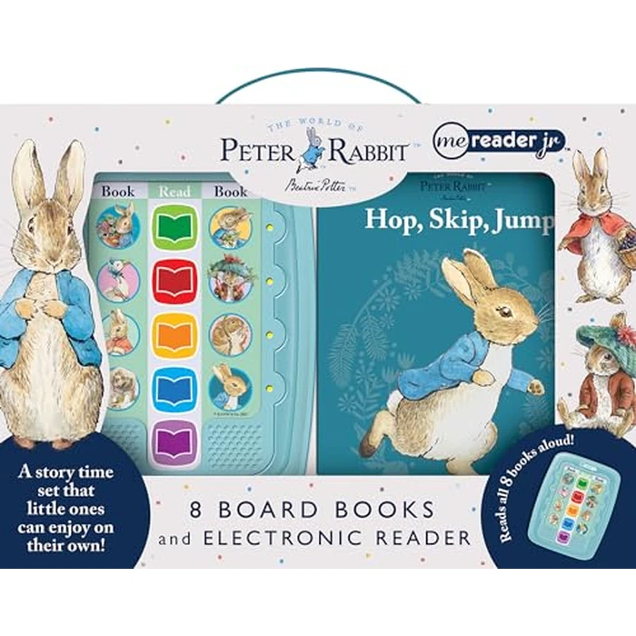 The World of Peter Rabbit: Me Reader Jr 8 Board Books and Electronic Reader Sound Book Set by PI Kids - Used - Like New condition
