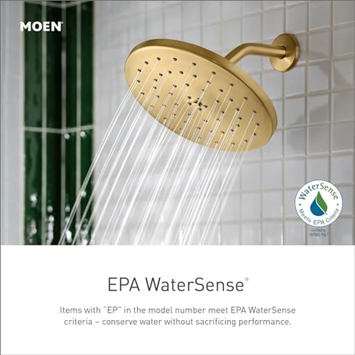 Moen UT3363EPBG CIA Collection M-CORE 3-Series 1-Handle Eco-Performance Tub and Shower Trim Kit, Valve Required, Brushed Gold by Moen - Image 3