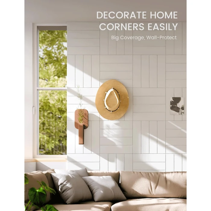 Large Felt Bulletin Board 48" x 36" Cork Board Alternative-12 Pack with 70 Safe Removable Adhesive Tabs, Cork Boards for Walls for Home Office Classroom Pin Board-Cold White by Fluxynara - Image 2