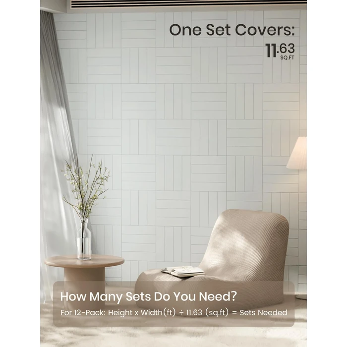 Large Felt Bulletin Board 48" x 36" Cork Board Alternative-12 Pack with 70 Safe Removable Adhesive Tabs, Cork Boards for Walls for Home Office Classroom Pin Board-Cold White by Fluxynara - Image 6