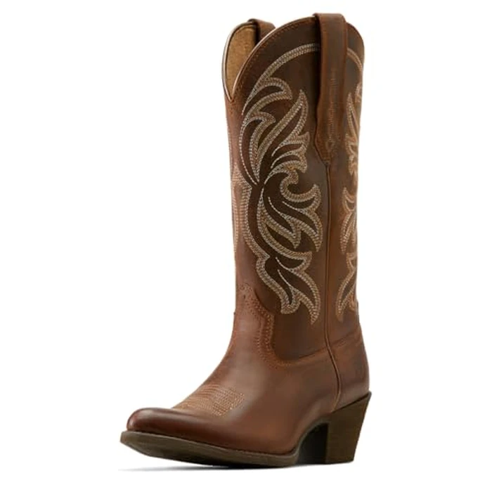 ARIAT Women's Heritage J Toe Stretchfit Western Boot, Sassy Brown, 7.5 by ARIAT - Used - Very Good condition - US$165.57