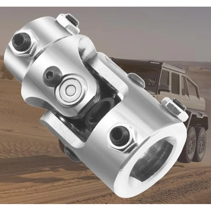 1" DD X 3/4" DD Steering U Joint Shaft Column Universal Coupling, Powder Coated Universal Steering Shaft Coupler Chrome Steel, 1" DD to 3/4" DD Single Steering Shaft Joint by Accsoe - Image 6