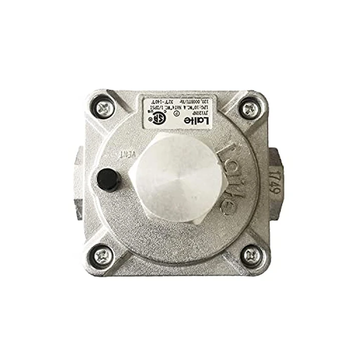 GRILLJOB Natural Gas Grill Regulator Gas Pipe in/Out 1/2'' X 1/2"-14NPT, Max Inlet Pressure:1/2" PSI, Outlet Pressure LPG 10" NG 4" W.C, NPT Natural Gas Low Pressure Regulator by GRILLJOB - Image 3