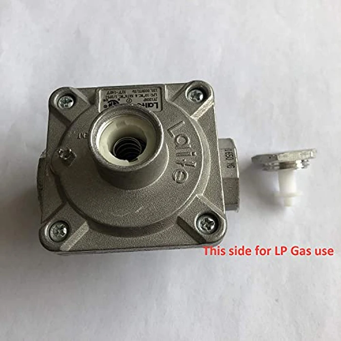 GRILLJOB Natural Gas Grill Regulator Gas Pipe in/Out 1/2'' X 1/2"-14NPT, Max Inlet Pressure:1/2" PSI, Outlet Pressure LPG 10" NG 4" W.C, NPT Natural Gas Low Pressure Regulator by GRILLJOB - Image 6