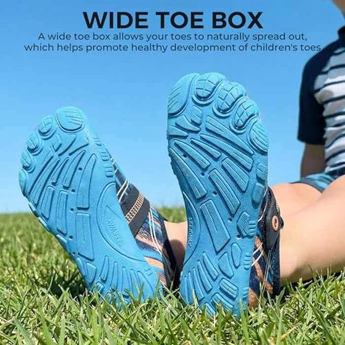 SEEKWAY Barefoot Water Shoes for Kids - Wide Toe Box and Quick-Dry Sand Shoes Toddler for Hiking Swim Beach Pool Kayak Sport Accessories, Camping Essentials Must-Haves for Boys Girls Sizes by SEEKWAY - Image 2