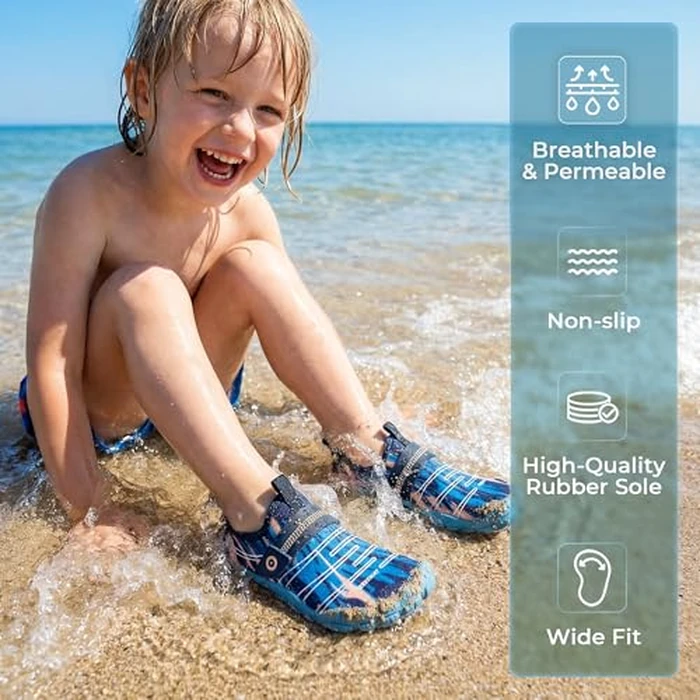 SEEKWAY Barefoot Water Shoes for Kids - Wide Toe Box and Quick-Dry Sand Shoes Toddler for Hiking Swim Beach Pool Kayak Sport Accessories, Camping Essentials Must-Haves for Boys Girls Sizes by SEEKWAY - Image 5